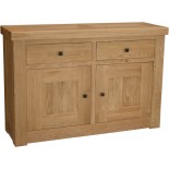 Bordeaux Oak 2 Door 2 Drawer Sideboard